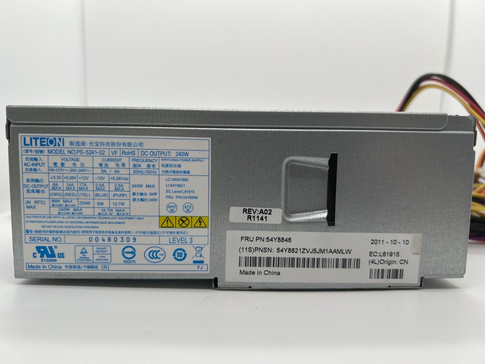 Lite-On PS-5241-02 OEM Desktop Computer Power Supply PSU
