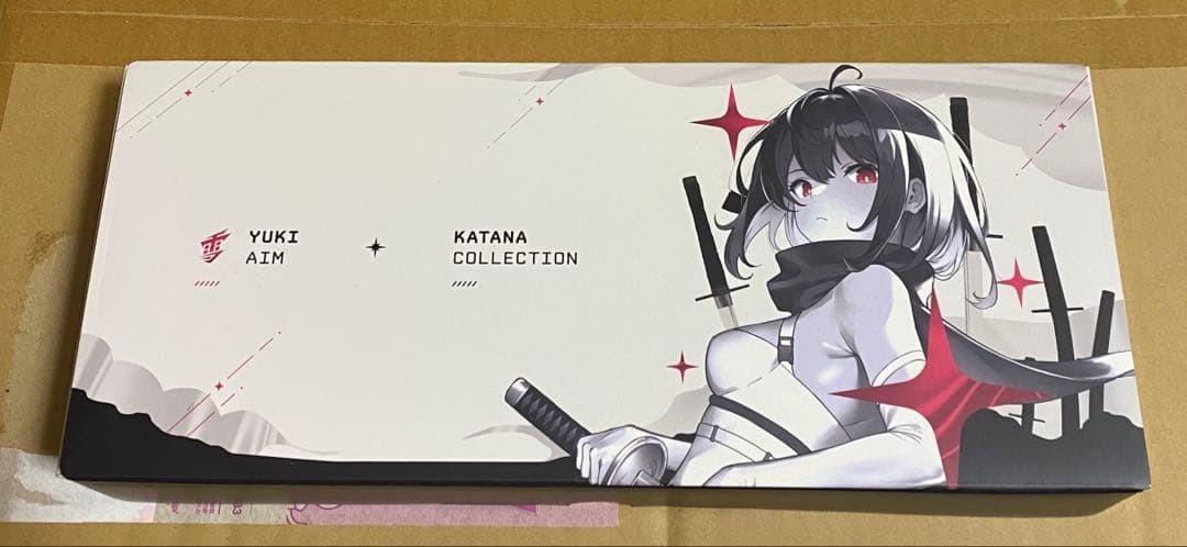 Yuki Aim Katana 2024 Keyboard and Glasspad Mousepad Set Limited Edition