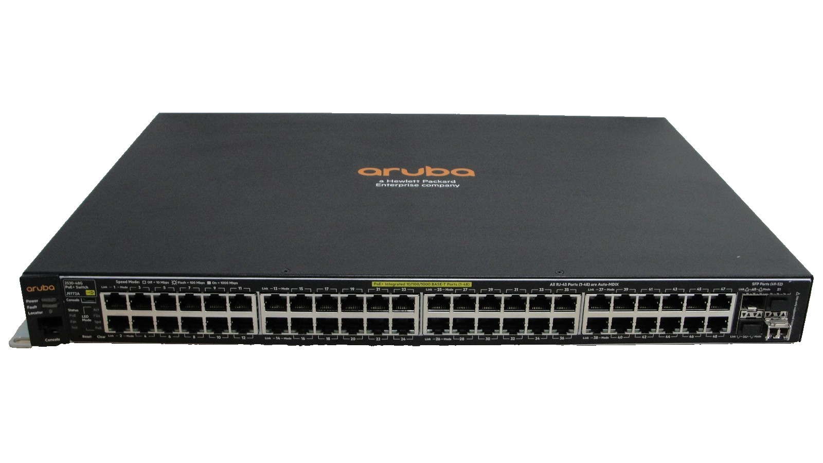J9772A Aruba HPE 2530-48G network lan port Switch poe + switch SFP auto MDIX