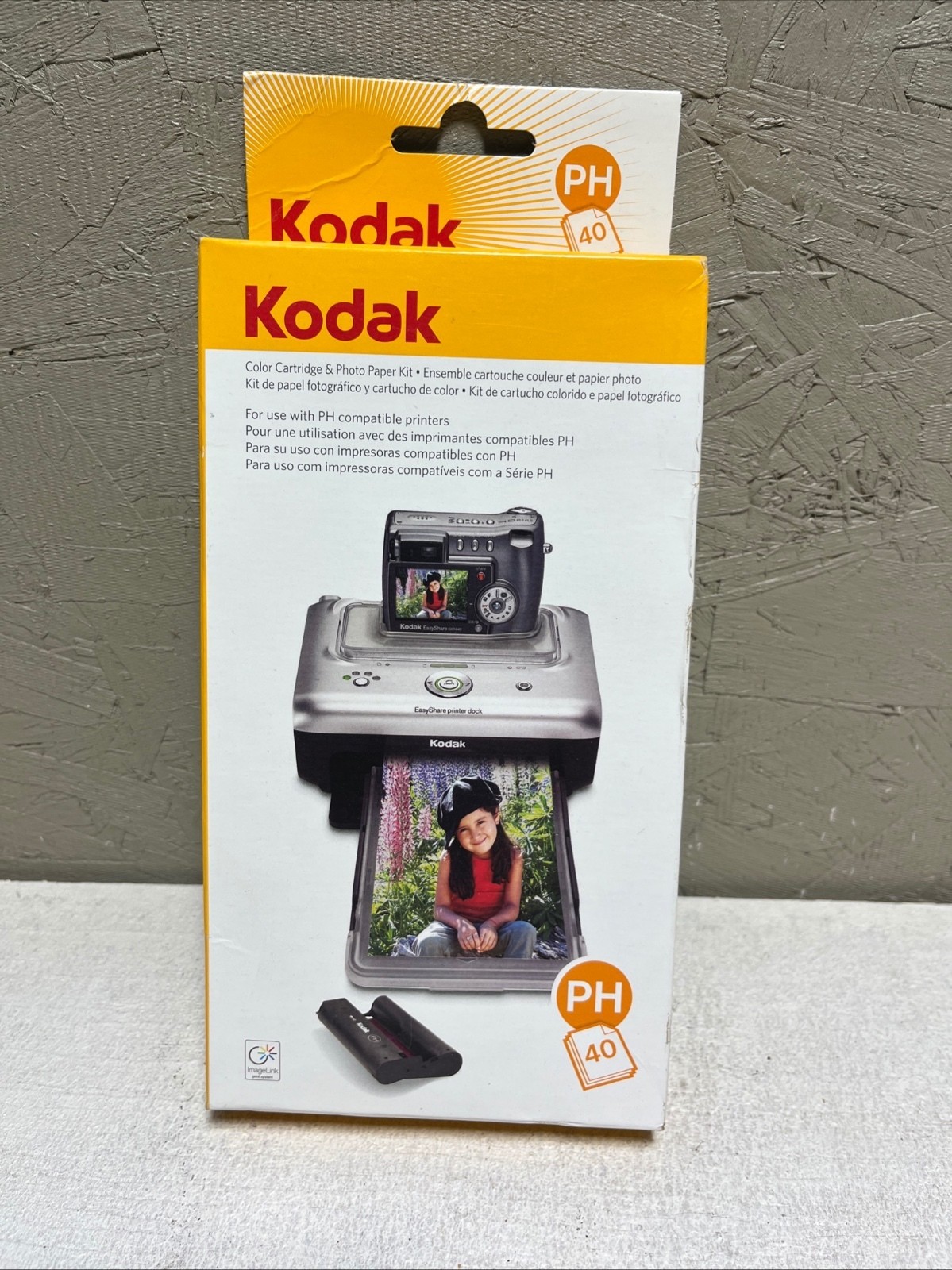 Kodak PH40 Color Cartridge & Photo Paper Kit for PH Compatible Printers
