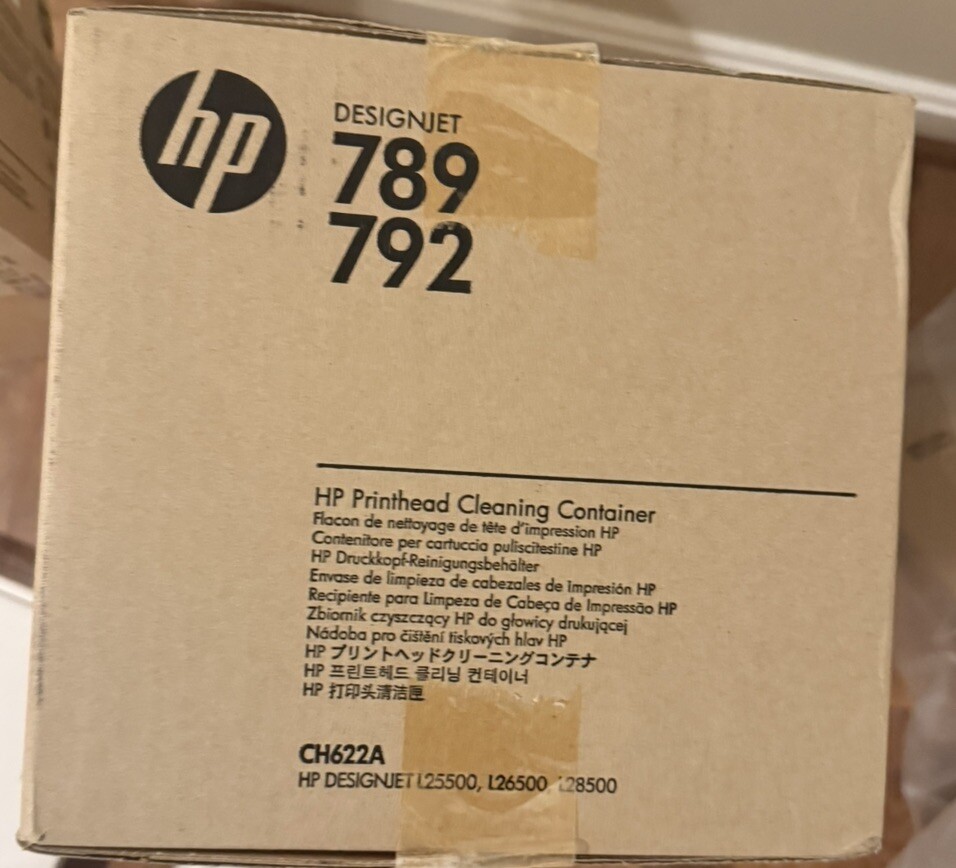 GENUINE HP 789/792 Printhead Cleaning Container CH622A L25500-28500 LATEX 210-80
