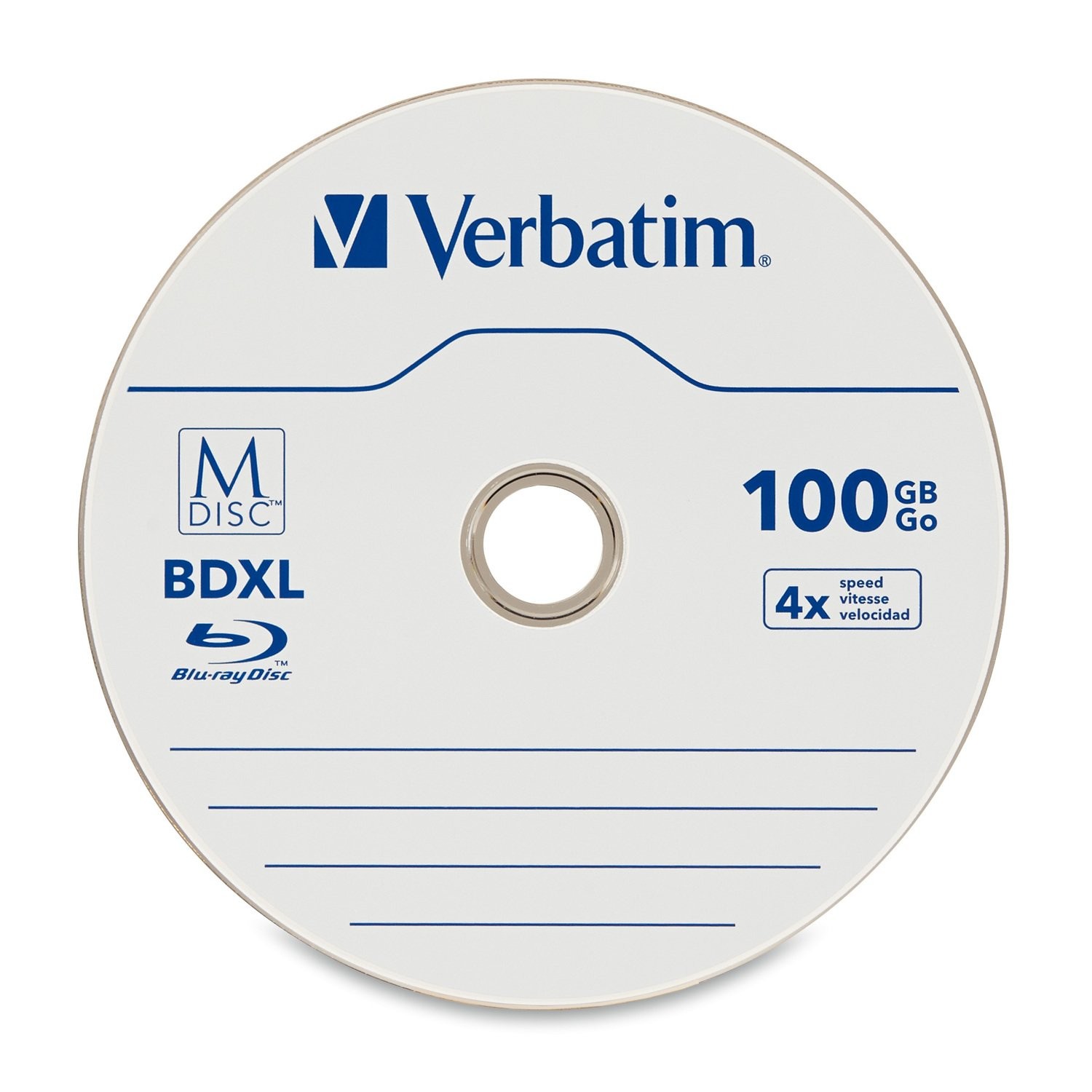 Verbatim 98913 BDXL Blu-ray 100GB 4x 5 Pack Jewel Case