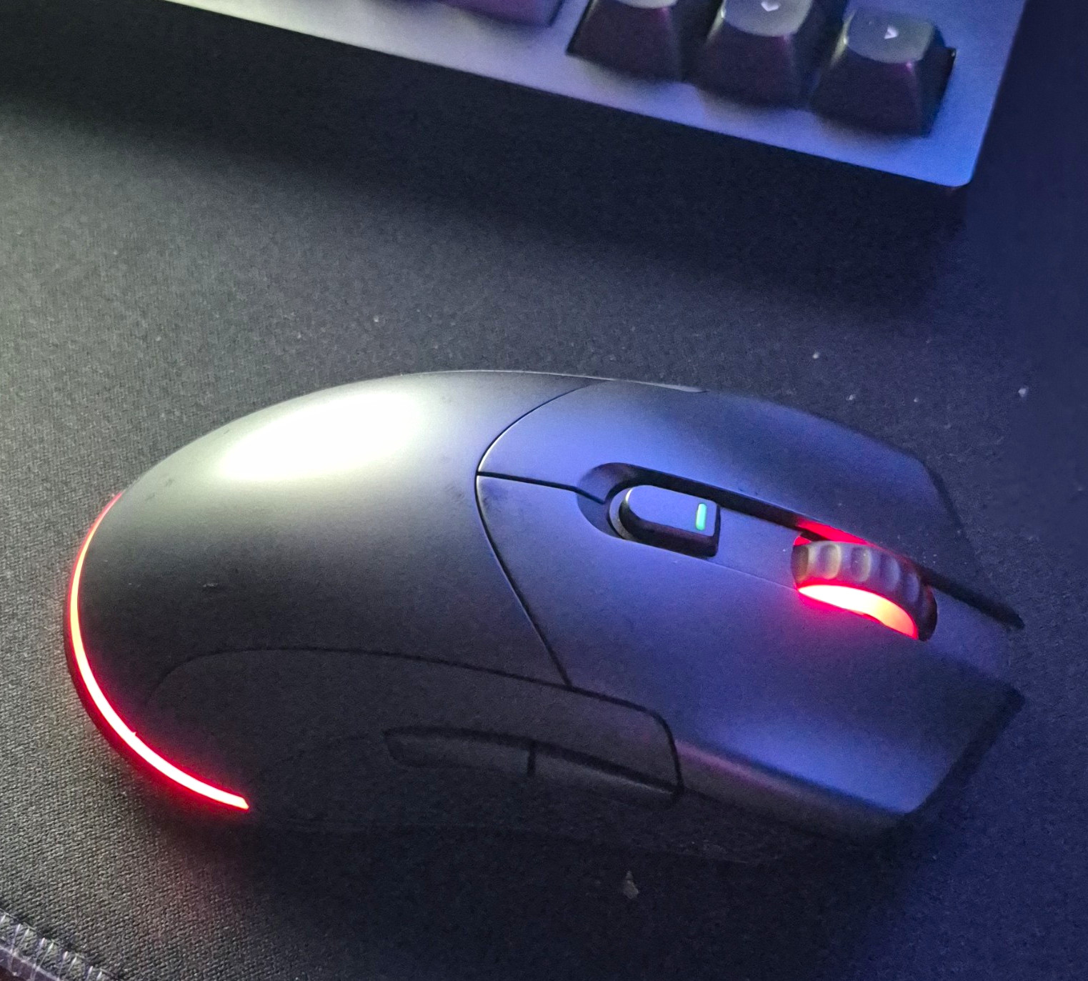 onn. Wireless Gaming Mouse Black Optical RGB, 2400 DPI, 6 Buttons