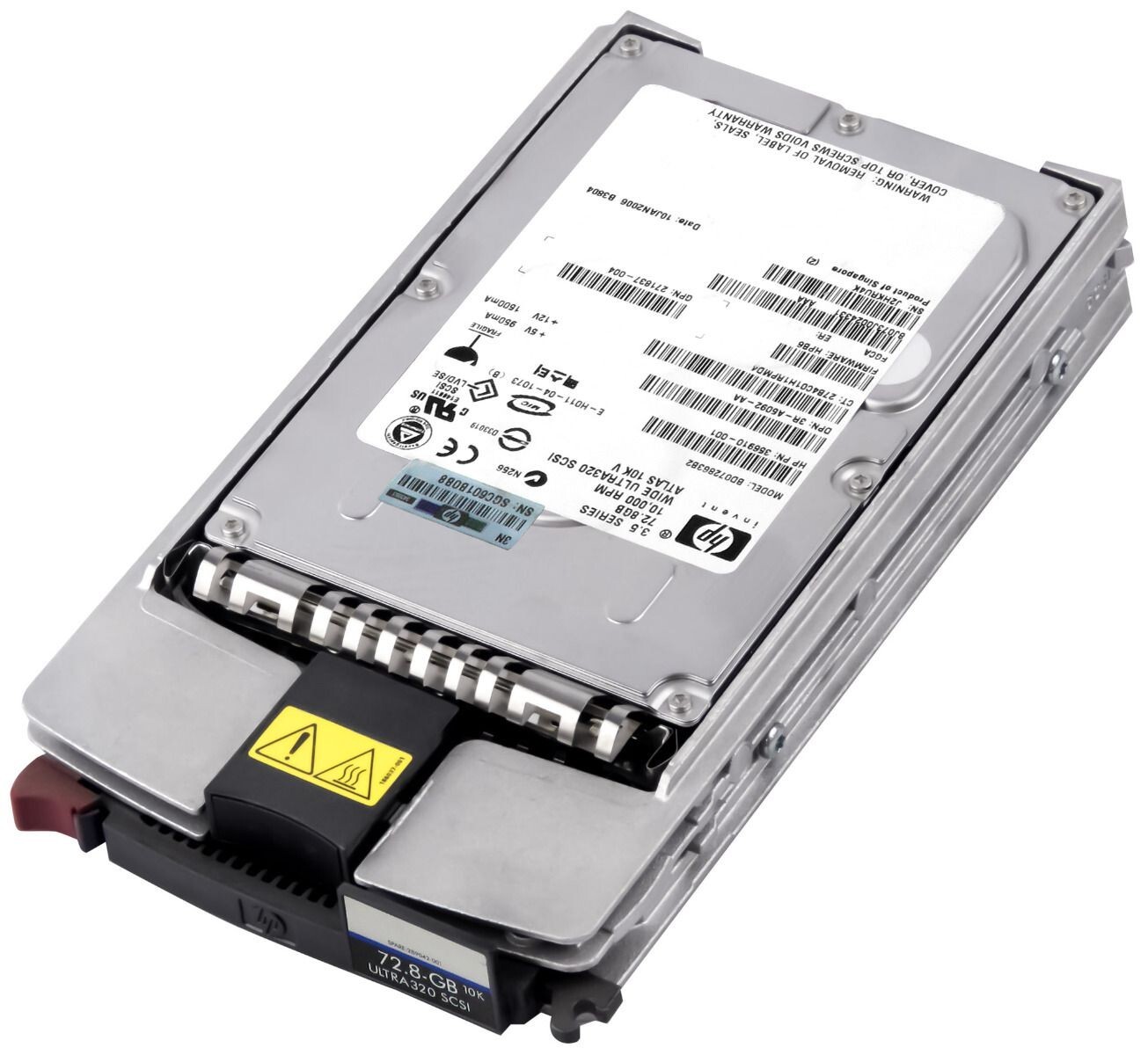 HARD DRIVE HP 356910-001 BD072863B2 73GB 10K SCSI U320 3.5''