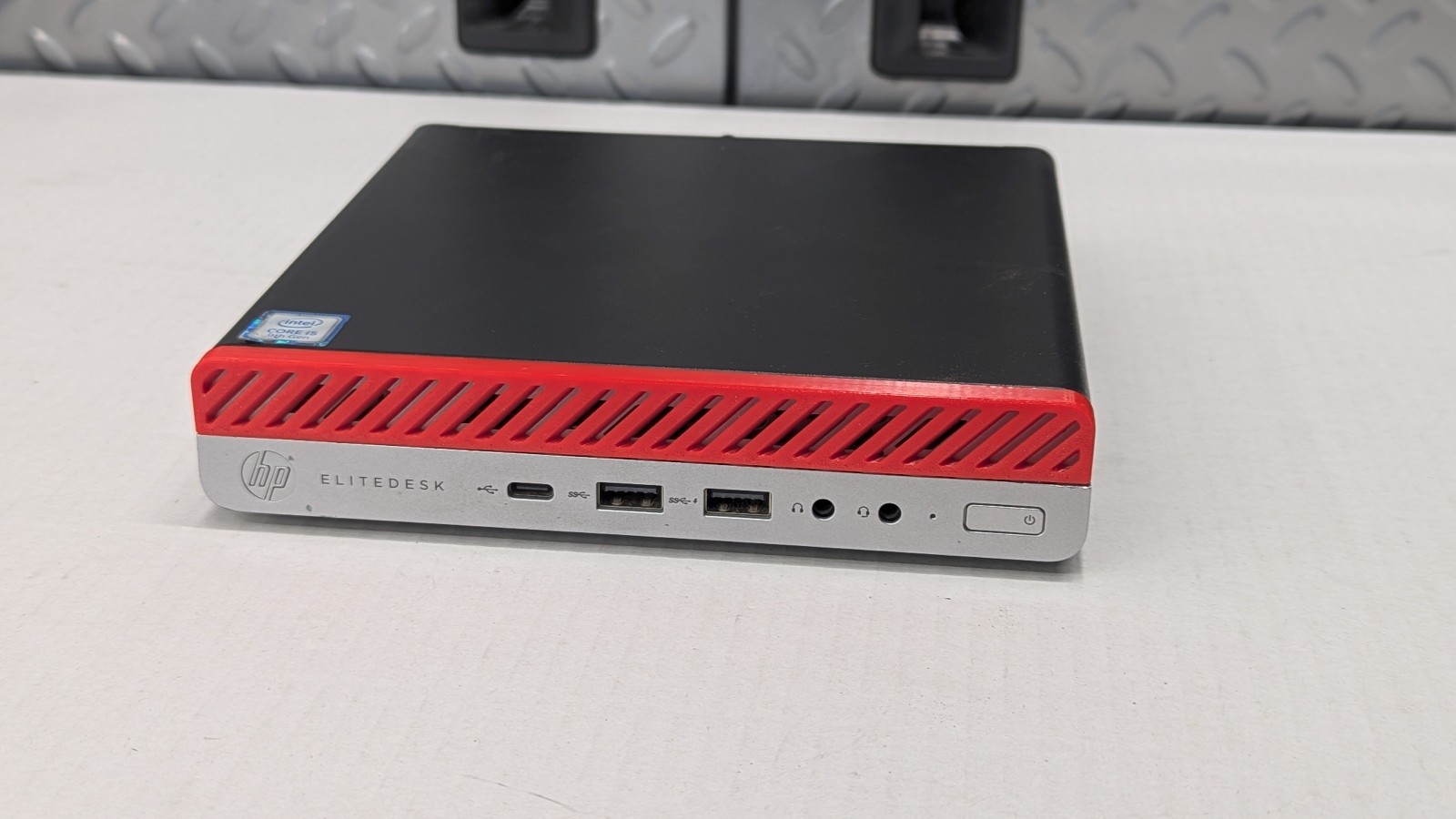 HP Elitedesk 705 800 G4 G5 Mini Replacement Faceplate Front Bezel Cover - Red