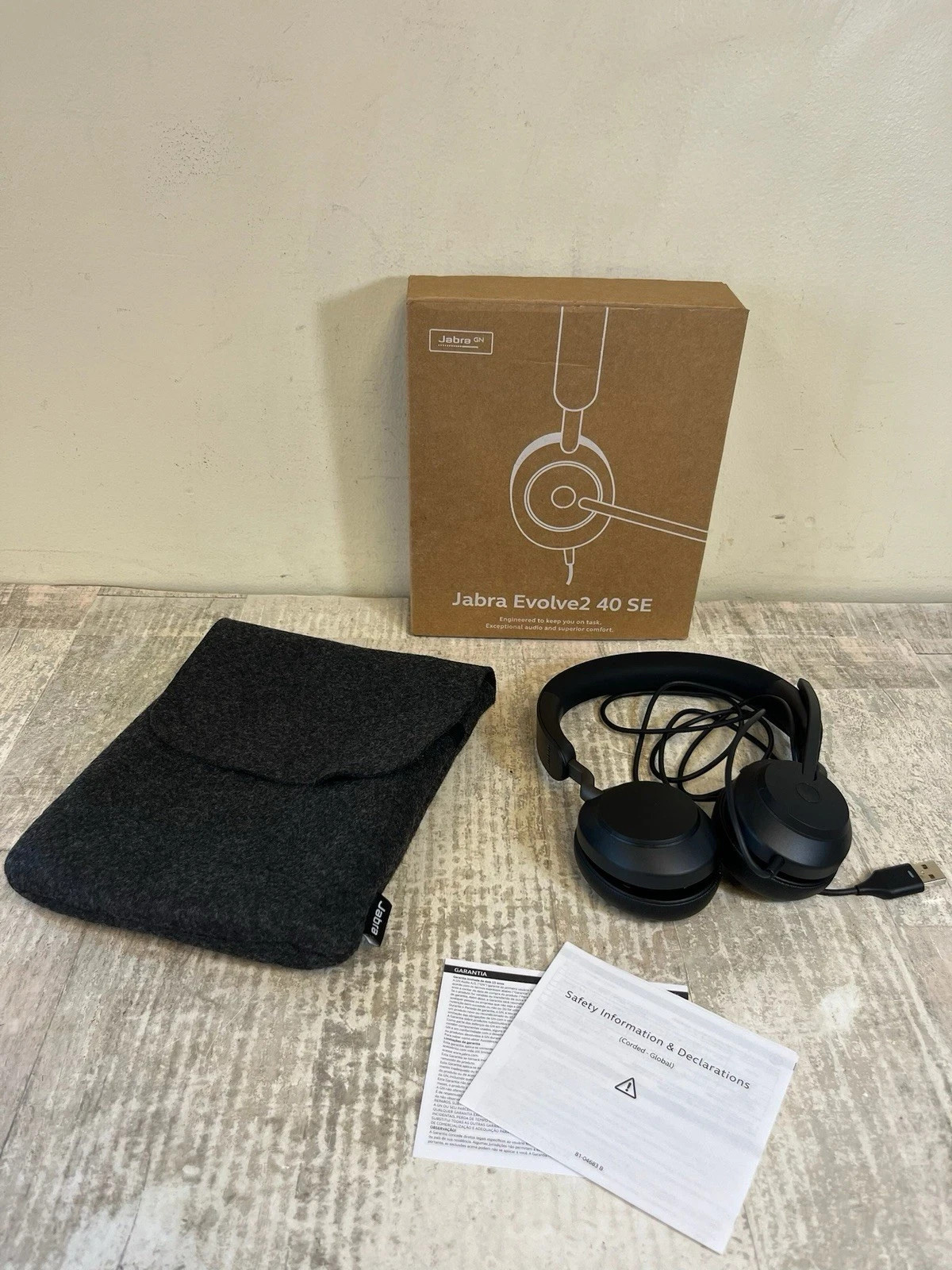 Jabra Evolve2 40 SE MS USB-A Wired Headset - HSC131