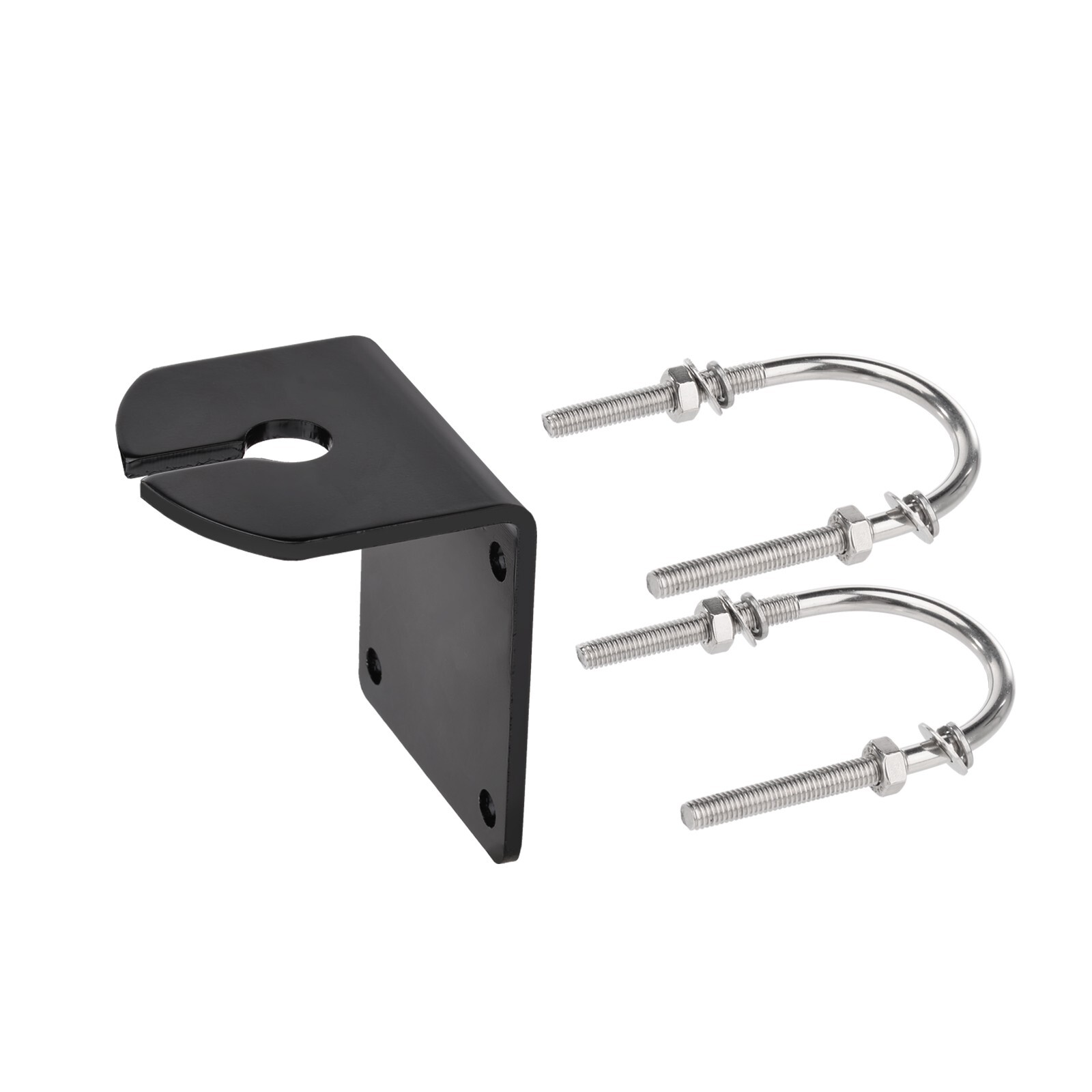 U Bolt L-Bracket Antenna Mount for Ham UHF VHF CB Cellular 4G Truck Antenna