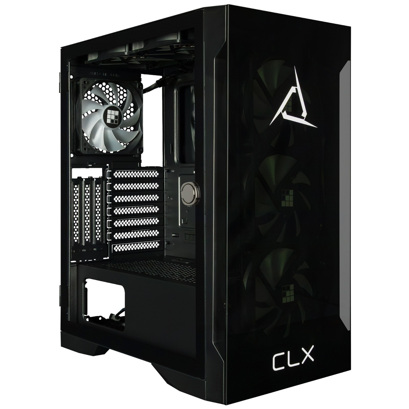 GAMDIAS CLX TALOS E2 ELITE Mid Tower ATX Black With 6 RGB Fans