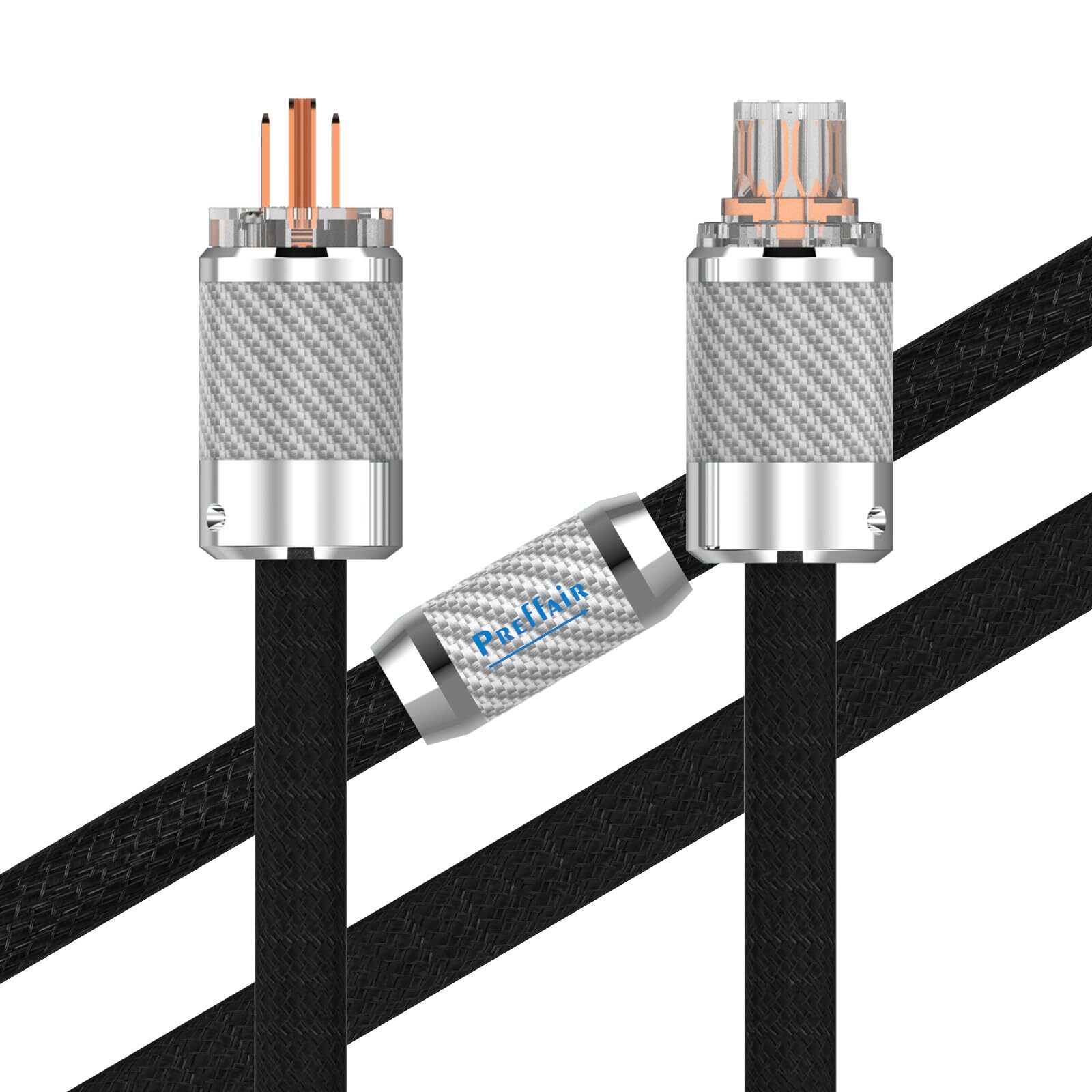 Audiophile Hifi Power Cord 10awg Us Ac Main Supply Cable With Iec320c15 Female C