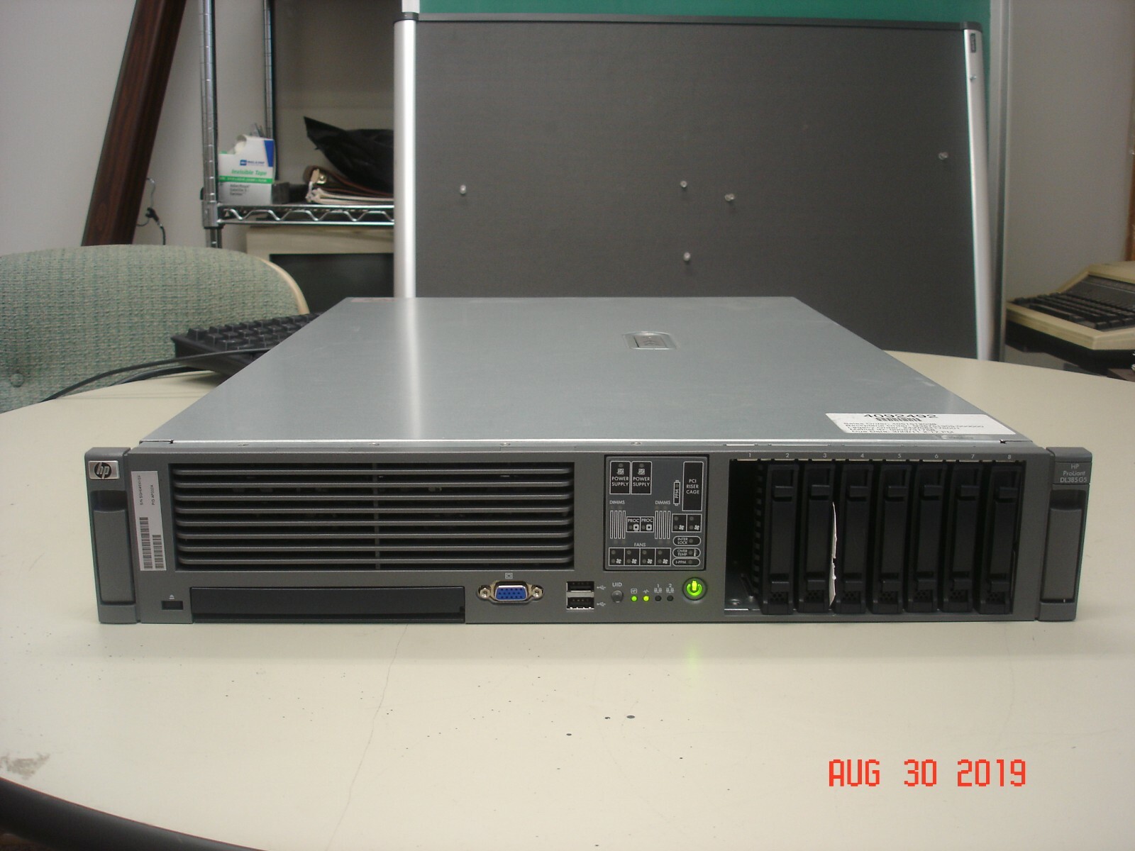 AP332A HP DL385 G5 NONSTOP SERVER 2.1GHZ QC 4GB  AH597BX SC44GE  2 x 1000W PSU