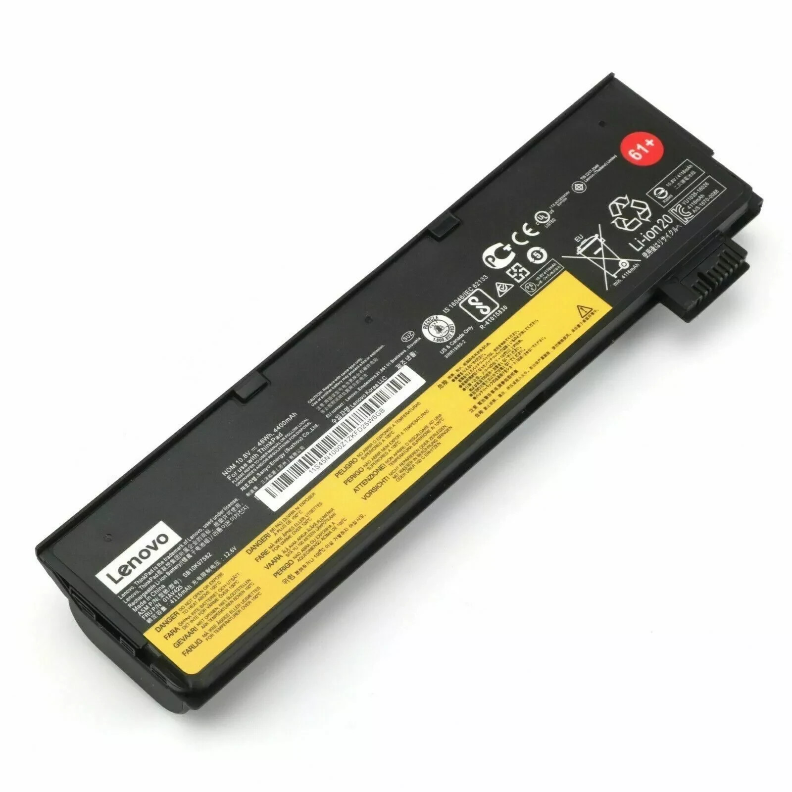 Original 61+ 01AV425 01AV424 6-Cell Battery For Lenovo Thinkpad T470 T480 T570