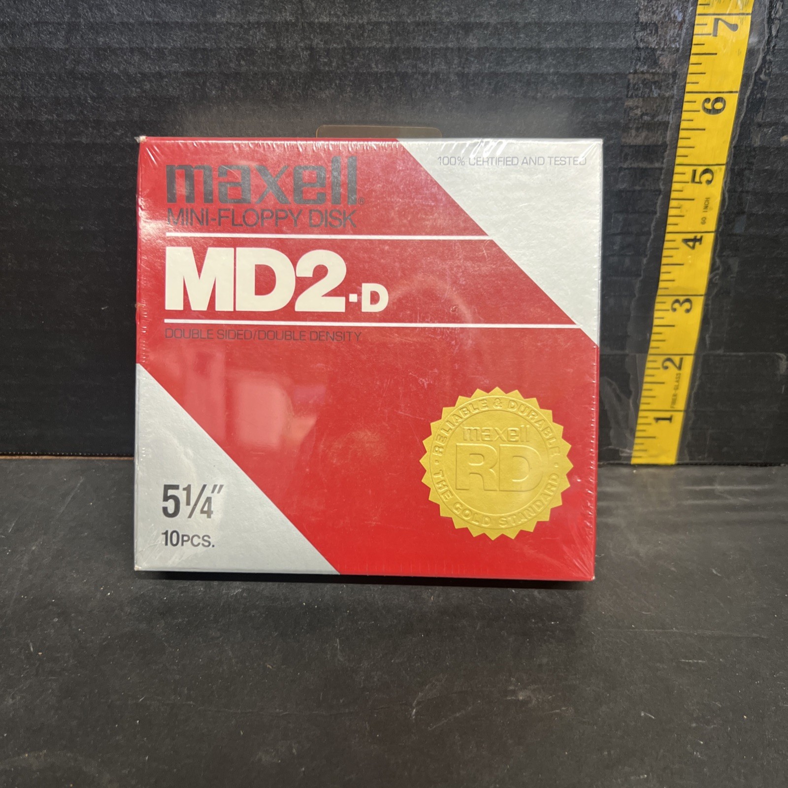 Maxell 5 1/4" MD2HD Double Side High -Density Disks SEALED 10 Pieces