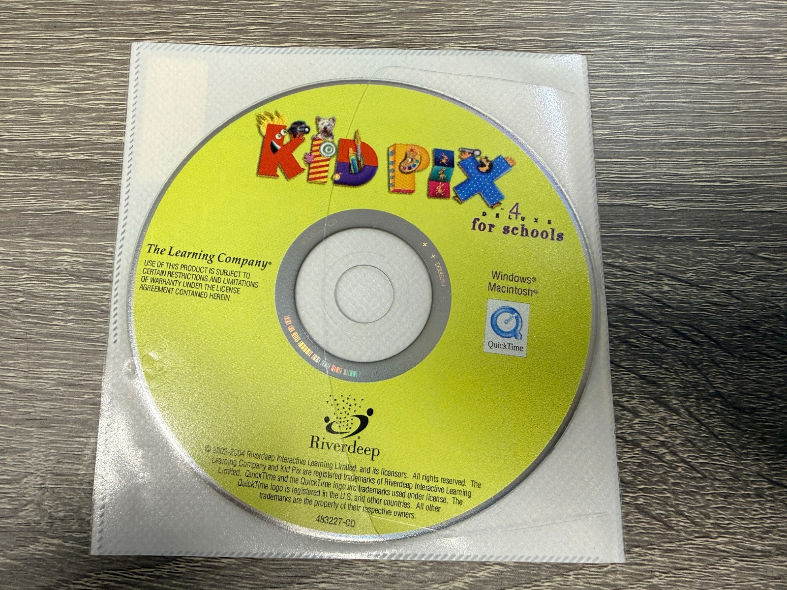KID PIX 4 Deluxe for schools by RiverDeep (WIN/MAC) NEW NOS 2004 For Older Sys