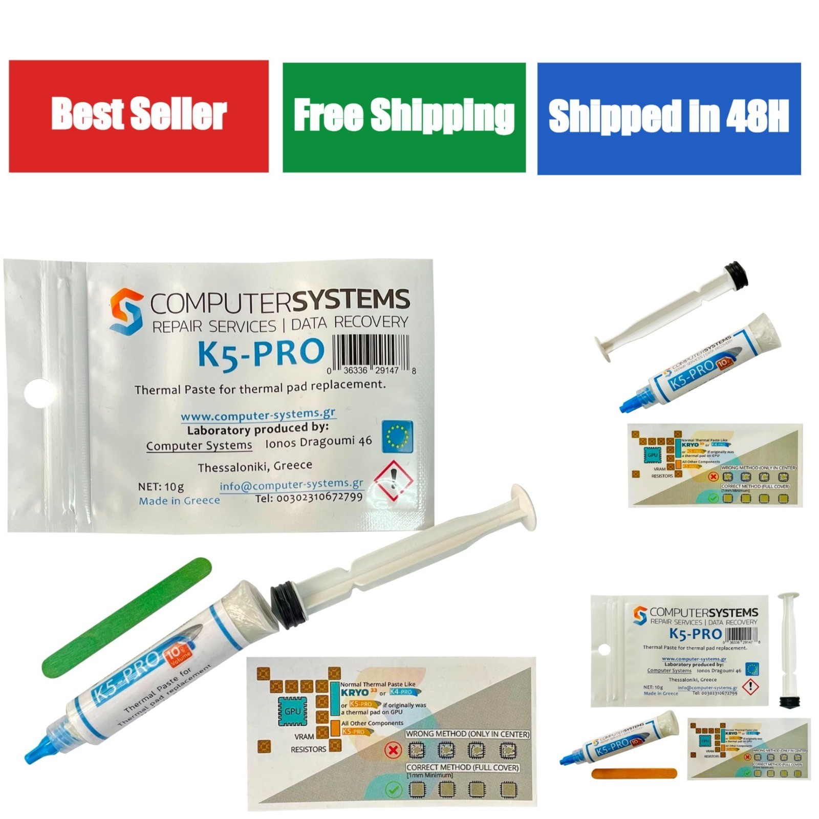 K5 PRO 10g Thermal Paste - High Performance for Gaming Laptops