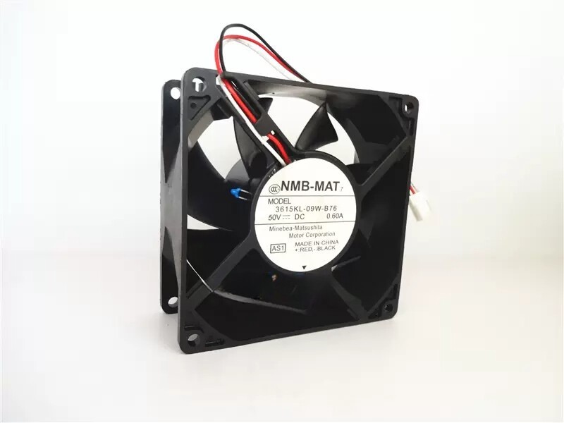1pcs For NMB-MAT 3615KL-09W-B76 50V 0.60A 9CM 9038 3-wire cooling fan