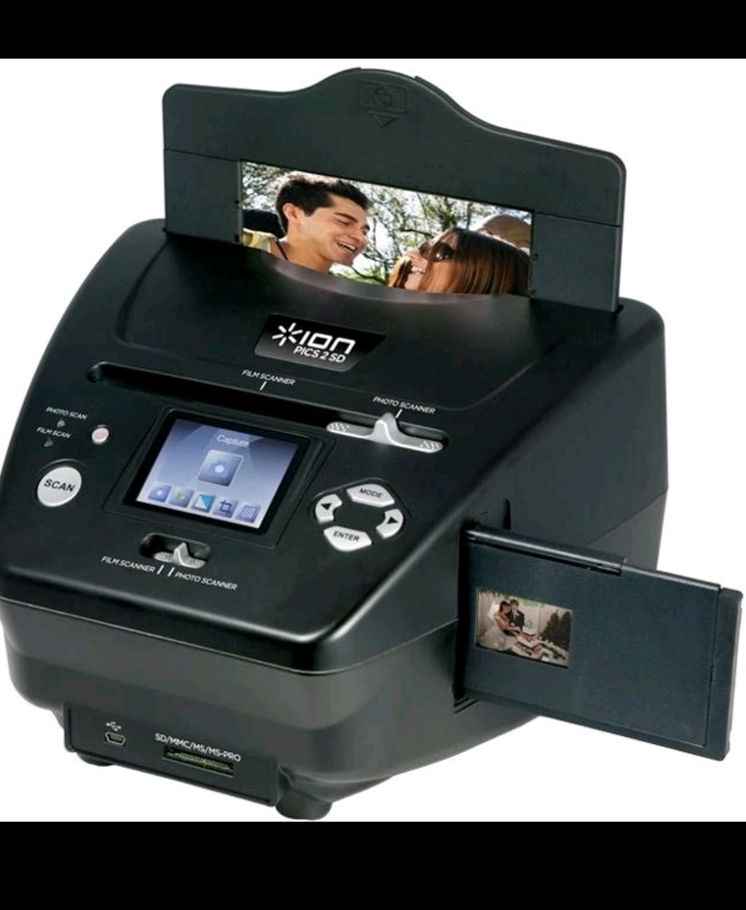 Brand New ION FILM 2SD 35MM Film & Slide Scanner Transfer Film Photos To SD Card