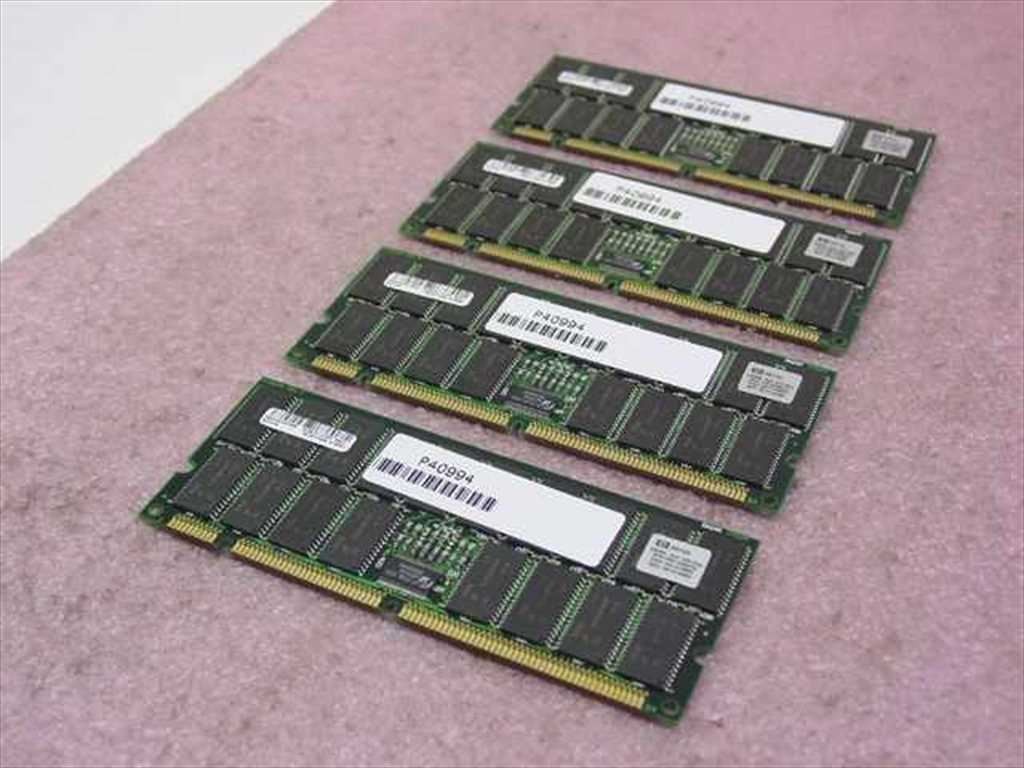 HP D6114A 256MB Buffered EDO 50ns DIMM 1818-7468 Netserver Kit 4x256MB 1GB