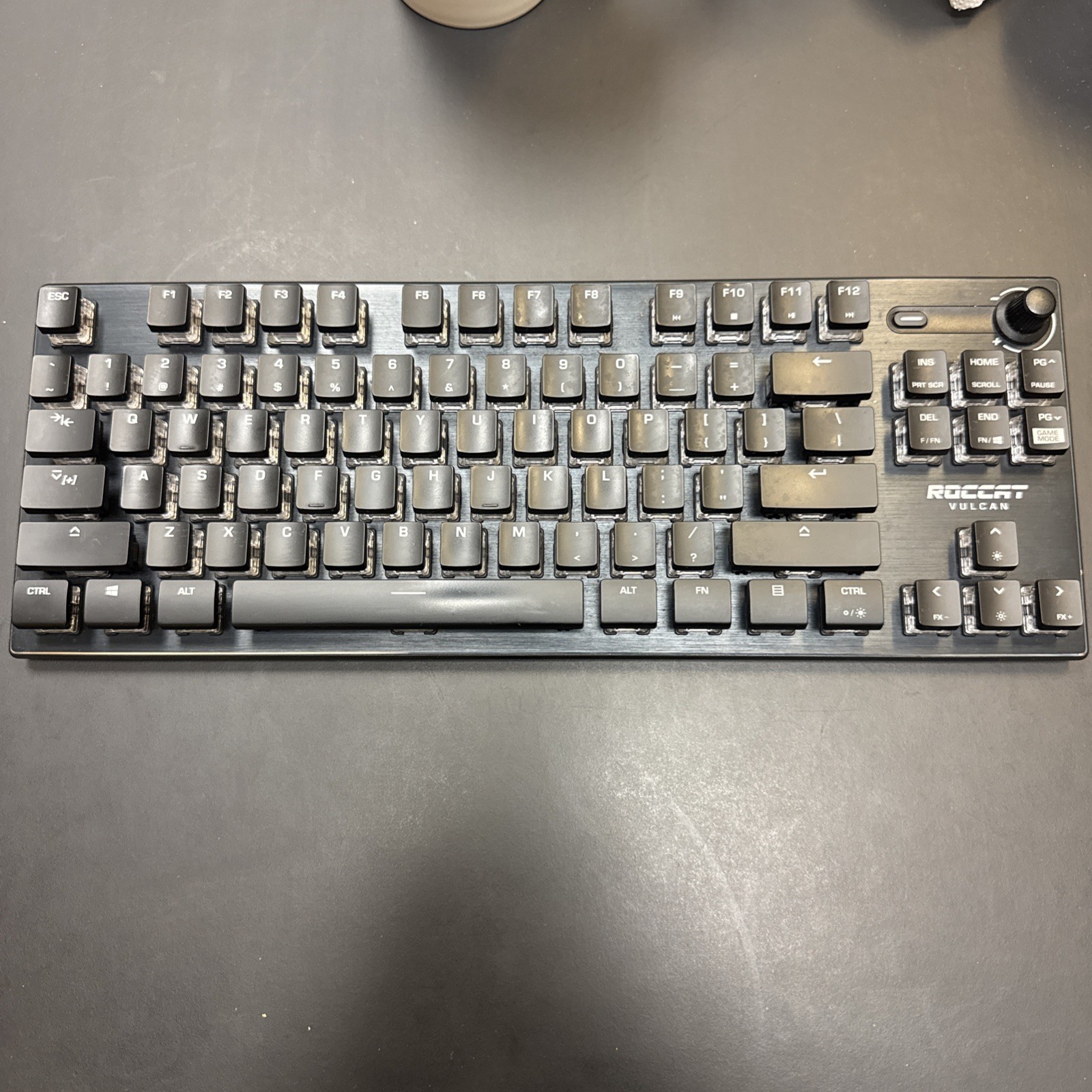 ROCCAT Vulcan TKL Pro PC USB-C Gaming Keyboard, Linear Optical Titan Switch, AIM
