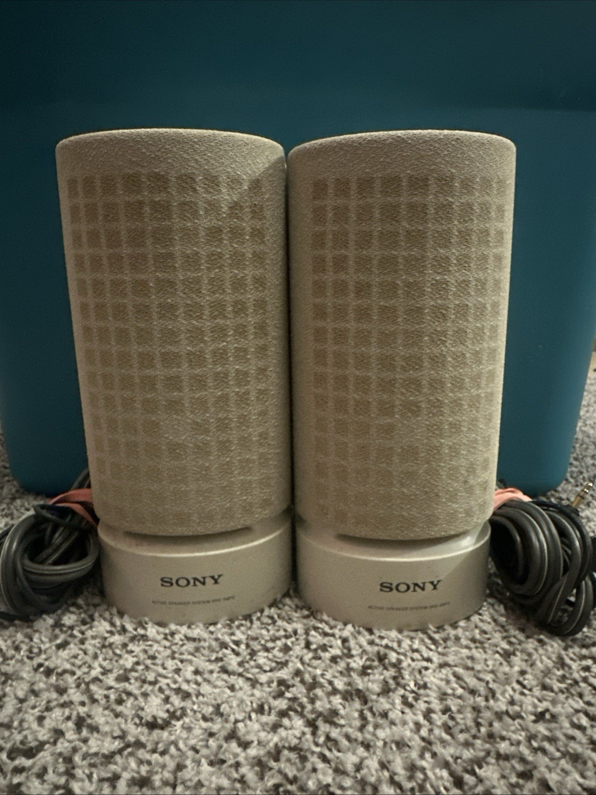 Sony SRS-88 PC High Performance Amplified Active Speaker System Pair Tested