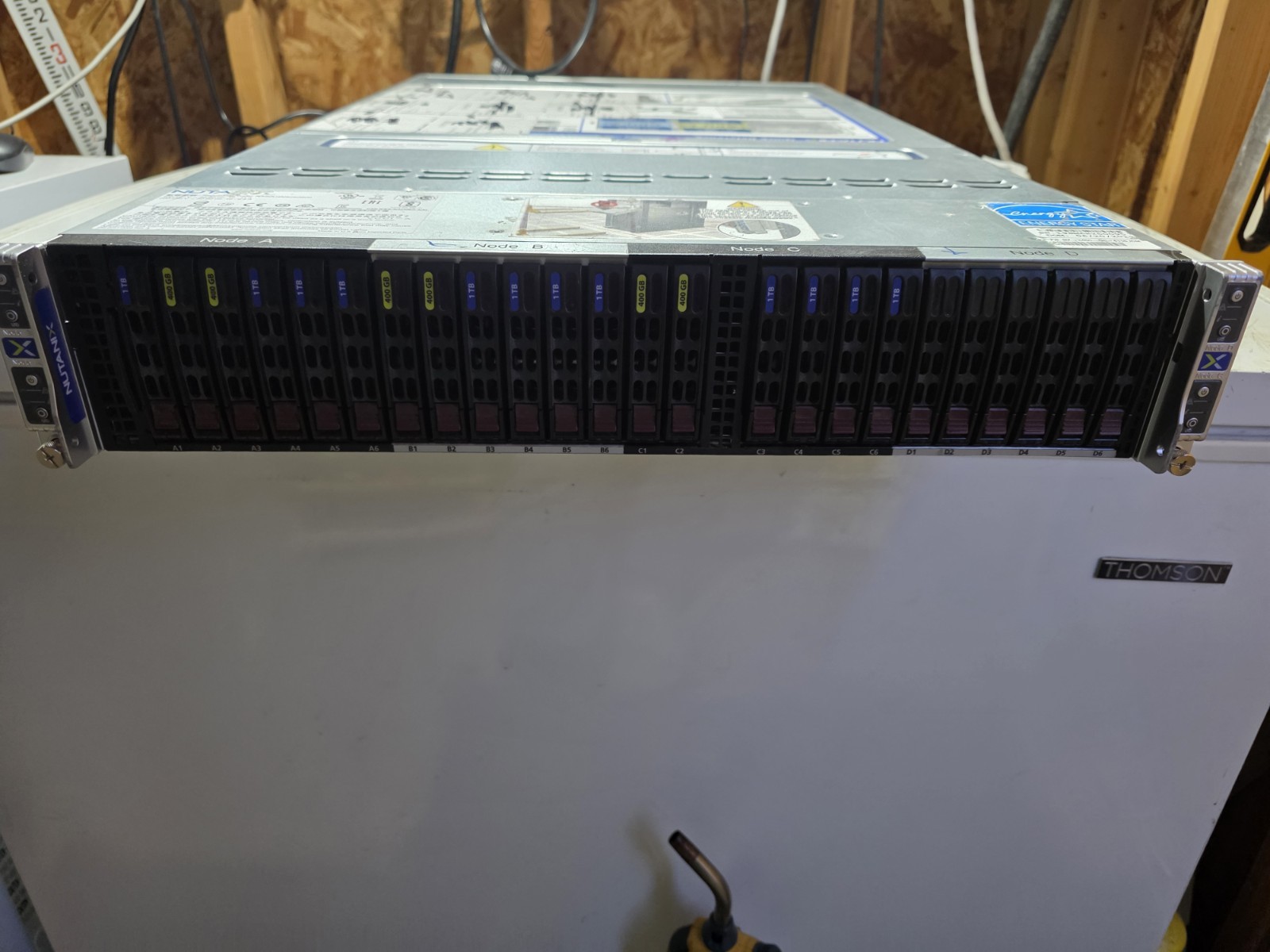 SUPERMICRO CSE-217 4X X11DPT-B-G6-NI22 4-NODE NUTANIX/SUPERMICRO DUAL XEON SCALA
