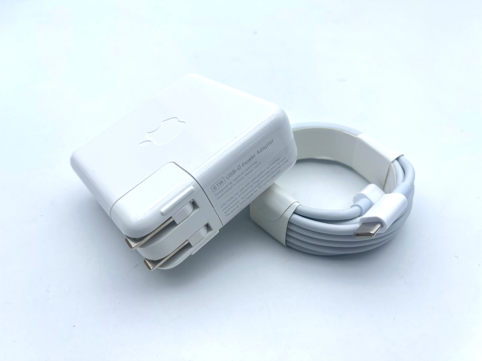 Genuine OEM 61W USB-C Power Adapter Charger For Apple MacBook PRO 13 inch A1947
