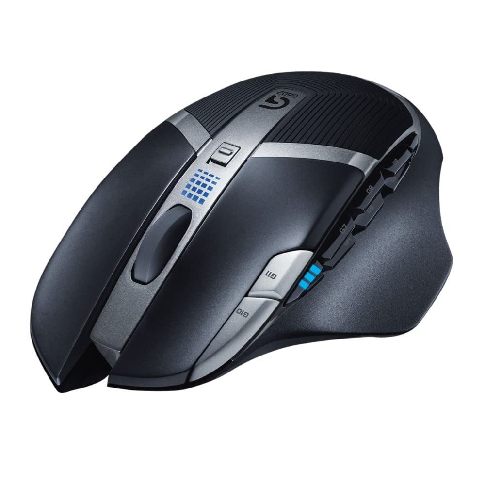 Logitech G602 Wireless Gaming Mouse Black Programmable Gaming Ergonomic Design