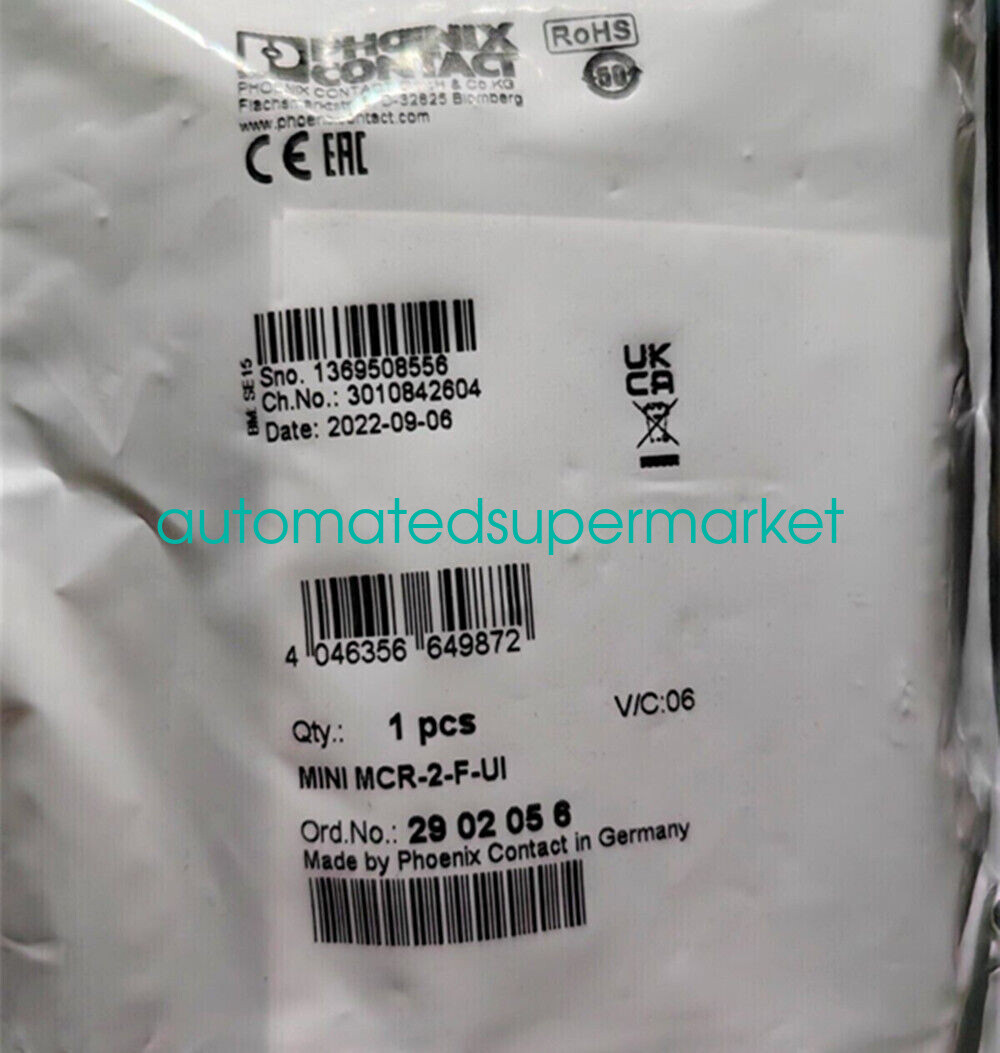 1PC NEW PHOENIX MINI 2902056 MCR-2-F-UI MCZ Frequency Shipping by DHL/FedEX