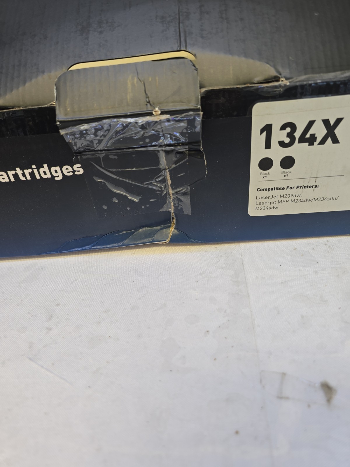 2-Pack 134X W1340X High Yield Black Toner for HP LaserJet M209dw M234dw M234sdw