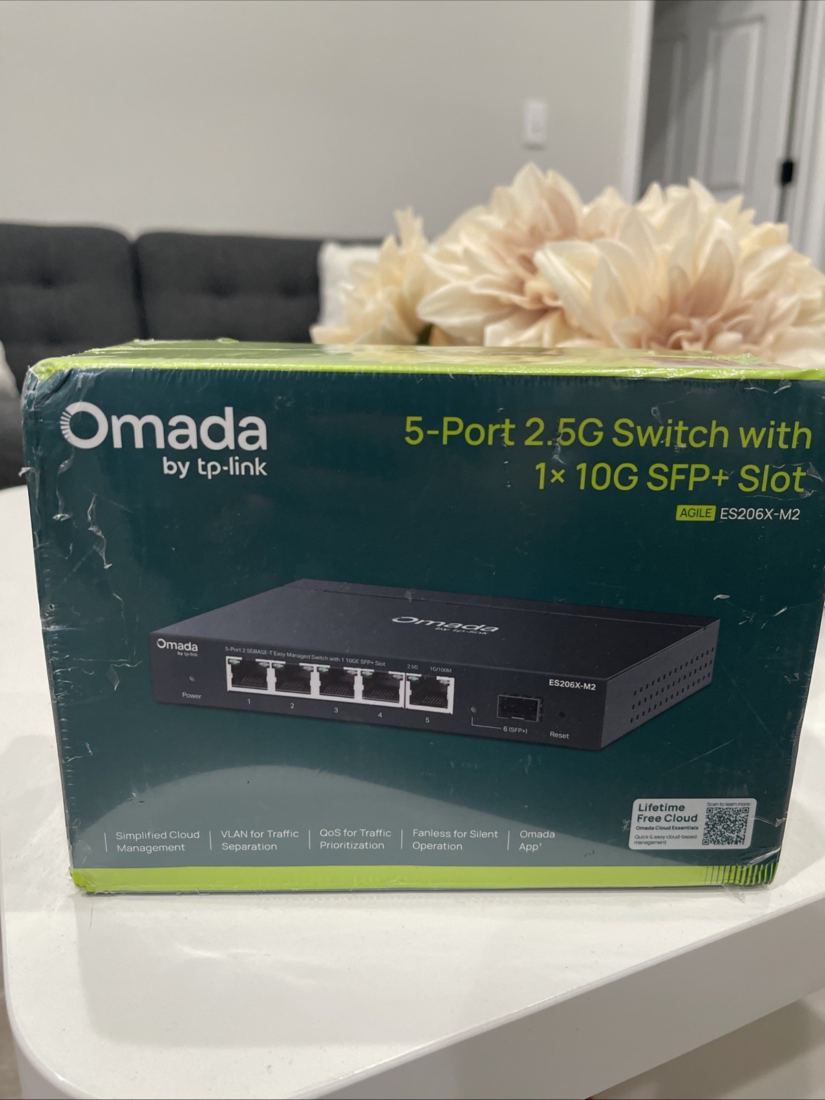 TP-Link ES206XM2 Omada 5-Port 2.5G Easy Managed Switch with 1x 10G SFP+