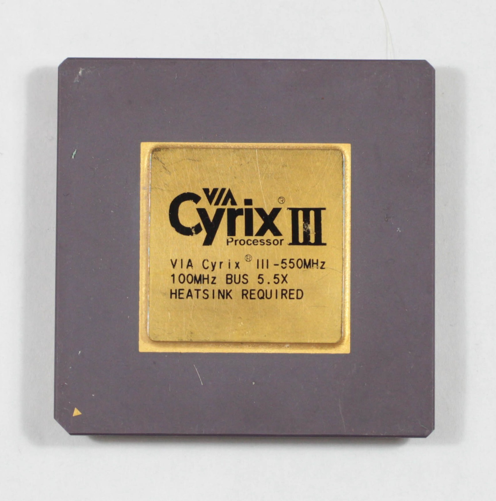 Socket 370 CPU - VIA Cyrix III 550MHz - Samuel - TESTED - NO TARIFF