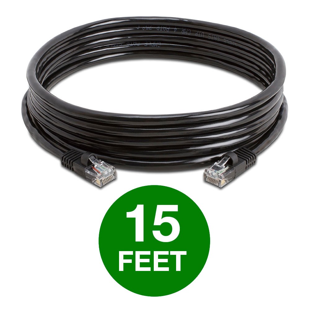 10 PCS Cat5e Ethernet Cable 1.5-15ft Fast Internet LAN Cord with RJ45 Connectors