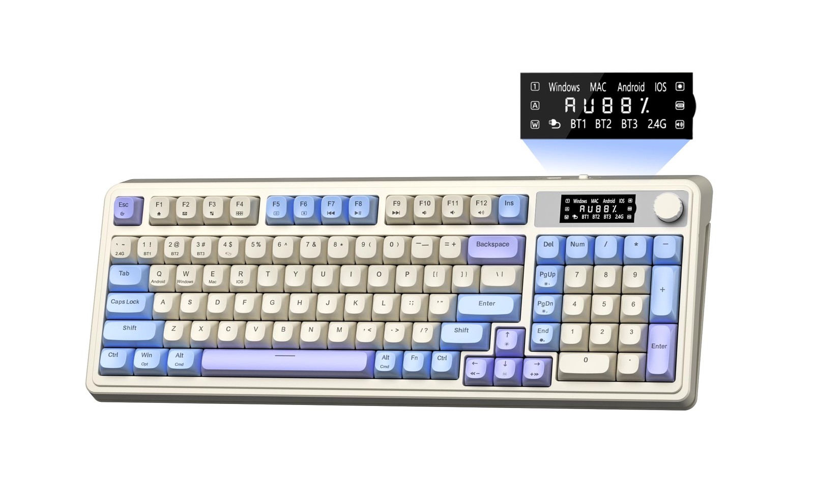 S99 Pro Gaming Keyboard Cute Creamy Wireless Mechanical Computer Accessory