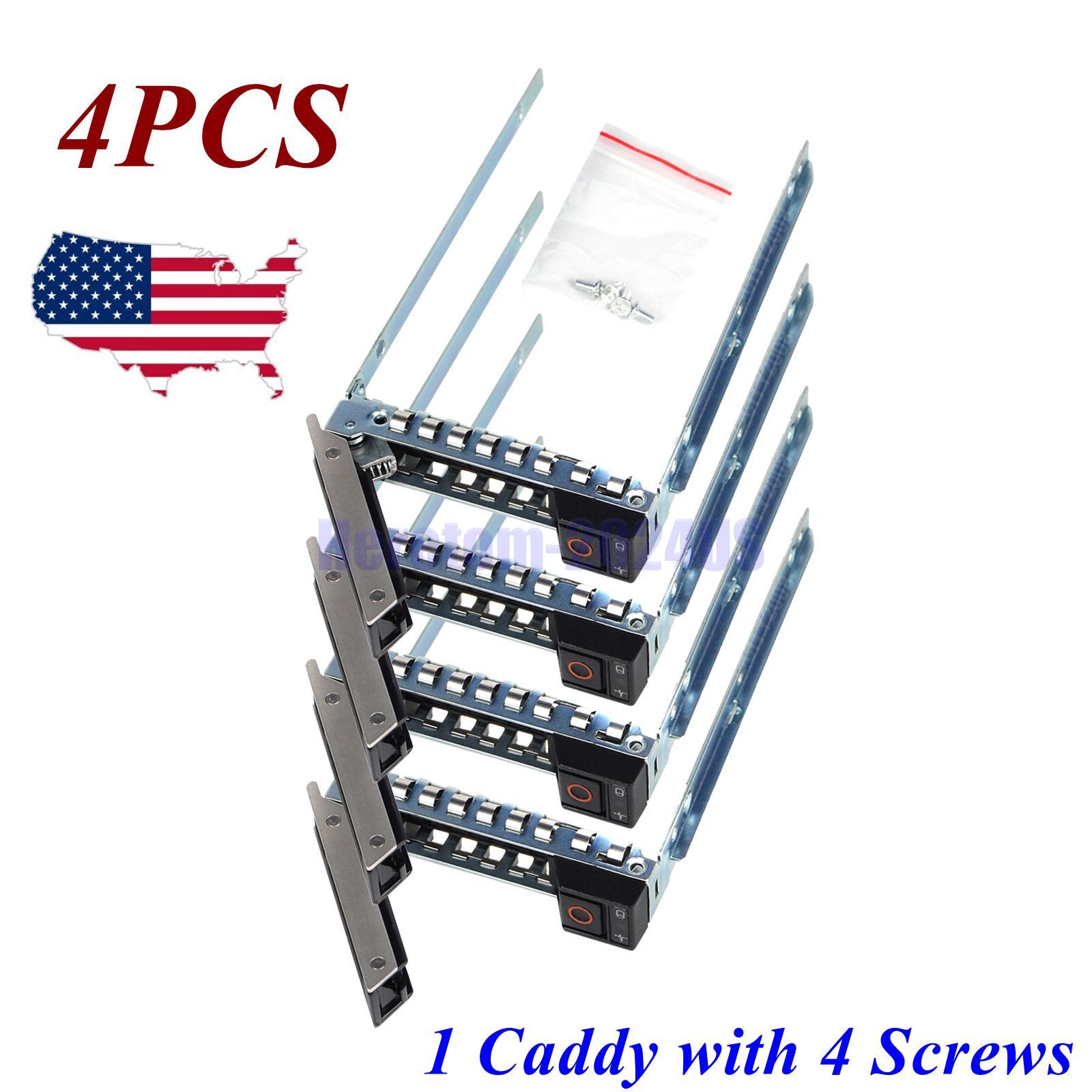 2.5" HDD Tray Caddy Lot Dell PowerEdge R740 R640 R540 R440 w/Screws | 1x 2x 4x