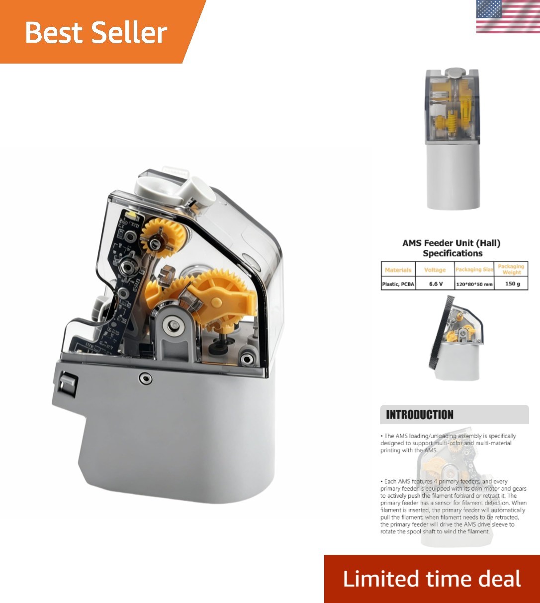 AMS Feeder Hall Sensor & Drive Gear Replacement