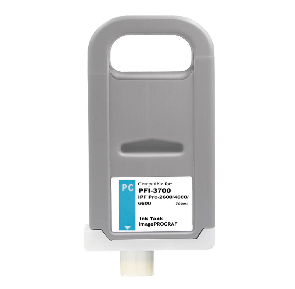 PFI-3700 Photo Cyan Ink Cartridge for Canon iPF PRO-2600 PRO-4600 PRO-6600