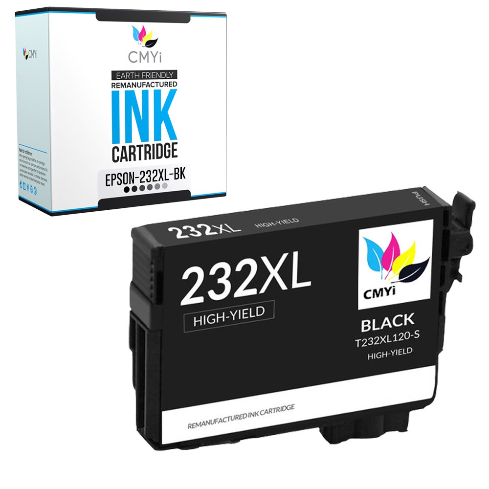 CMYi 1PK Compatible 232XL Black Ink Cartridge for Epson Expression XP4200 XP4205