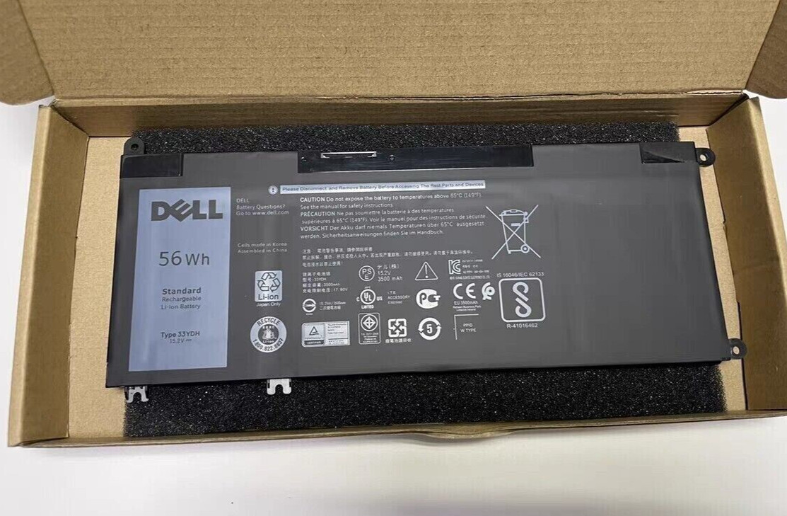 OEM Genuine 33YDH Battery For Dell Latitude 3380 3480 3490 3580 Inspiron 7577