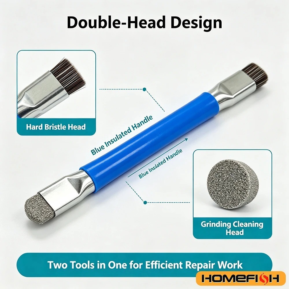 Double End ESD Anti Static Cleaning Brush PCB Motherboard Phone Laptop Repair