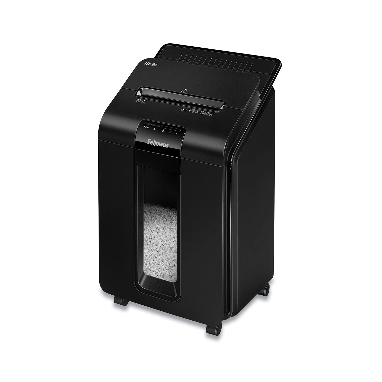 Paper Shredder AutoMax Micro Cut 100M 100 Sheet Capacity Black Fellowes Office
