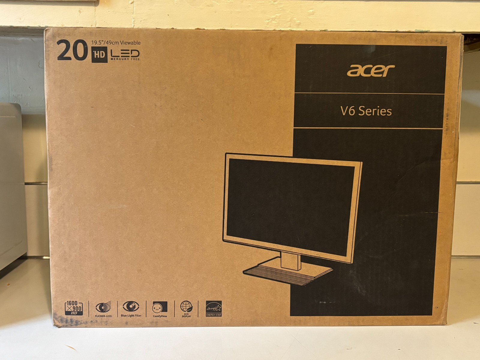 OPEN BOX 2019 Acer V6 Series 19.5" LCD Montior Full HD V206HQL
