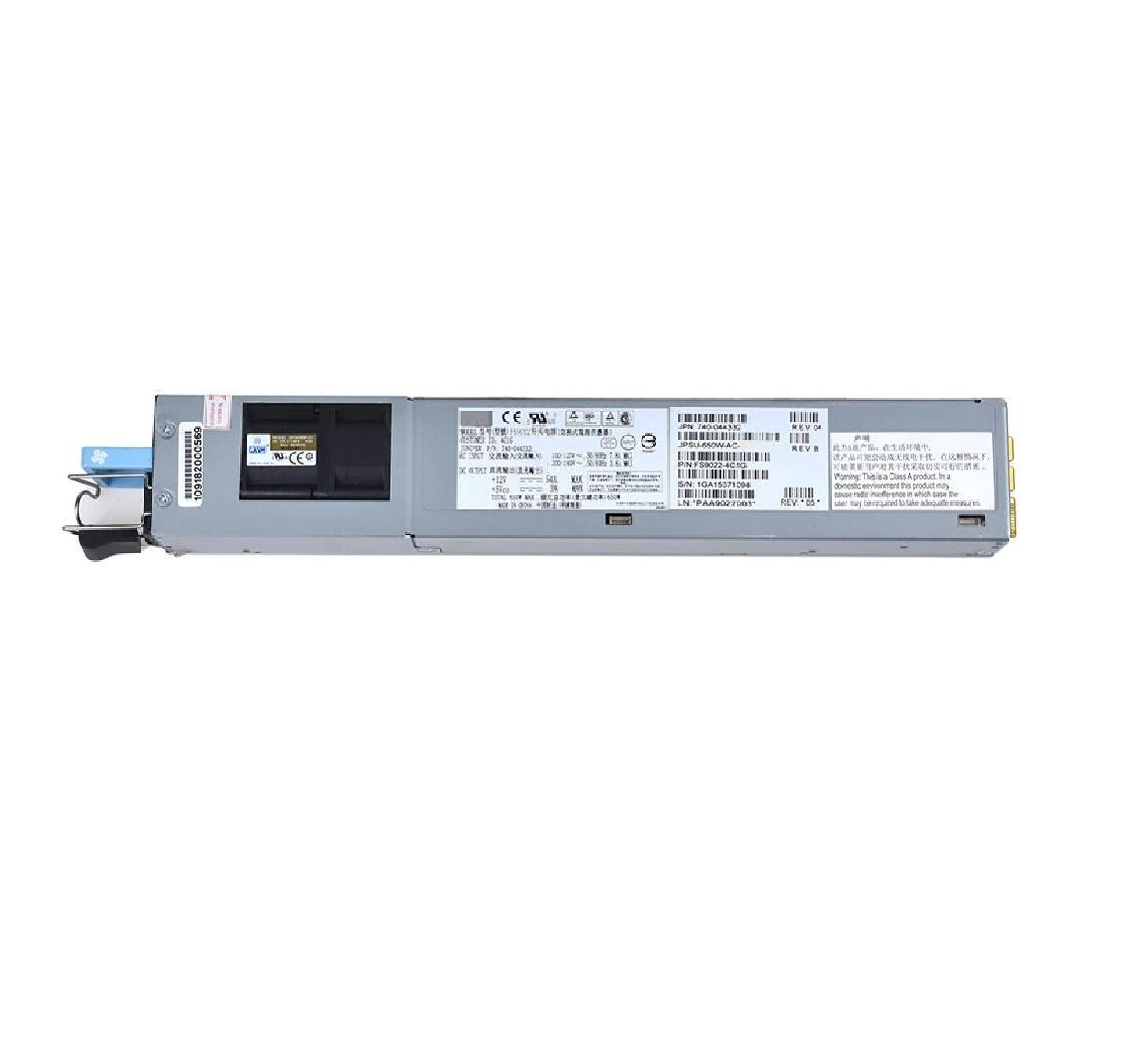Juniper JPSU-650W-AC-AFO 650W AC Power Supply for Juniper Device 1 Year Warranty