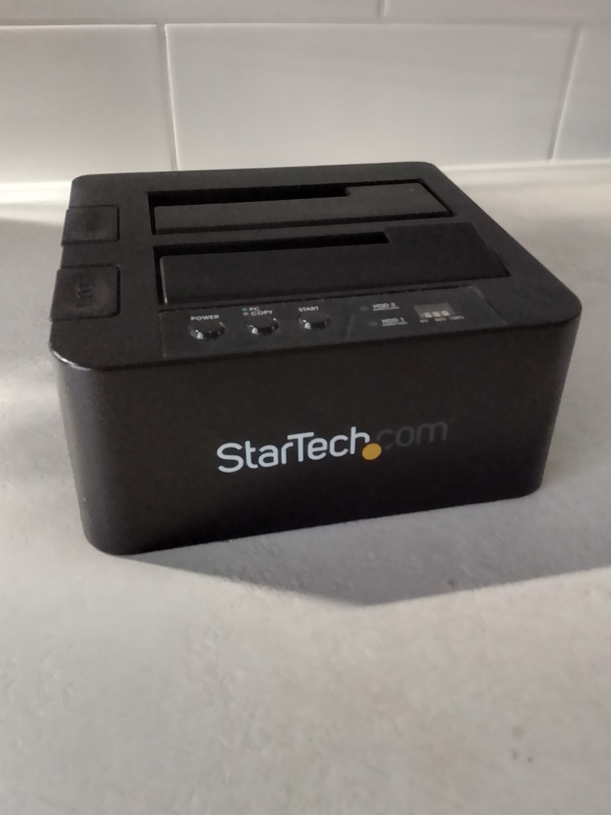 StarTech Standalone Hard Drive Duplicator, Dual Bay HDD/SSD Cloner/Copier