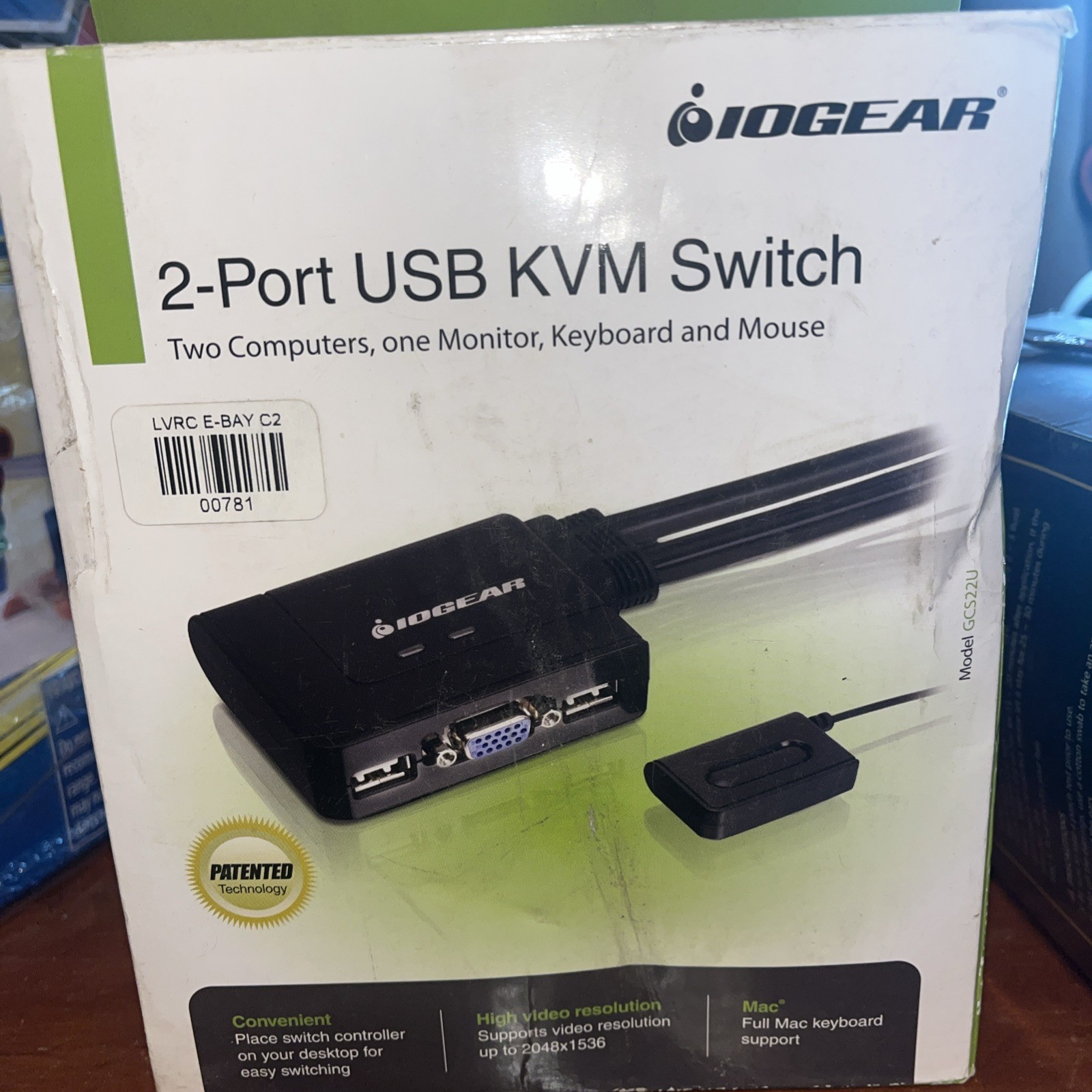 IOGEAR GCS22U - KVM Switch - 2 ports