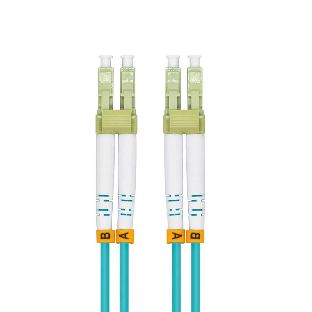 30Meters 100FT LC to LC 10G OM3 Indoor Armored Duplex 50/125 Fiber Optic Cabl...