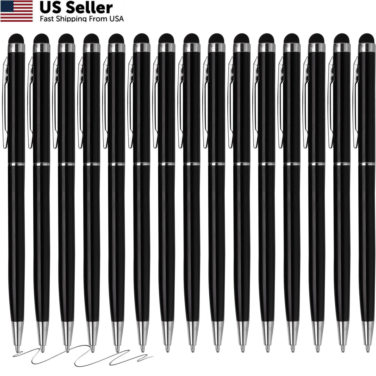 FIRCRE 15 Pack Stylus Pens for Touch Screens Pen Compatible with Black 