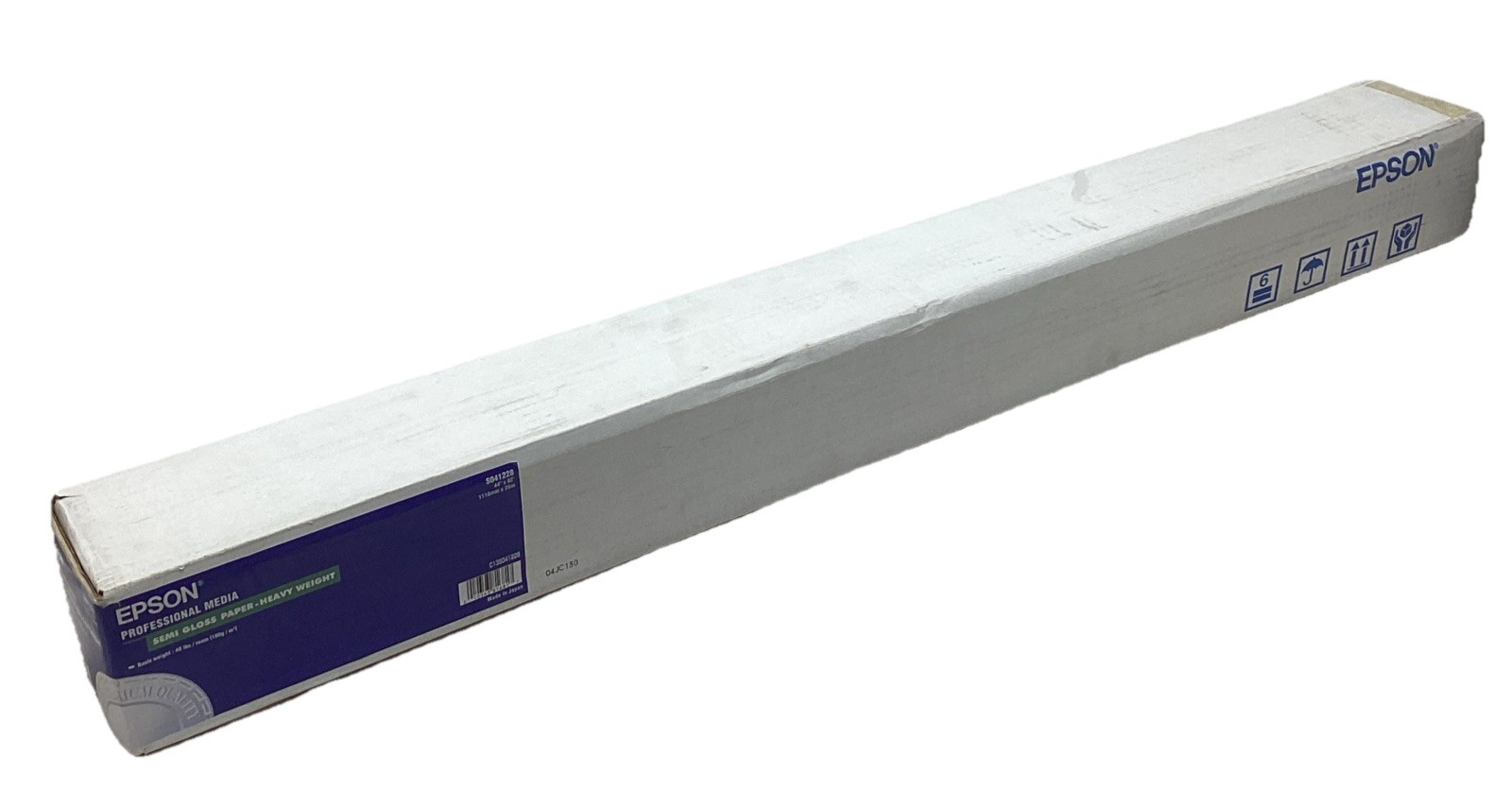 Epson Professional Media S041228 Semi Gloss White Paper -Heavy Weight 44" x 100'