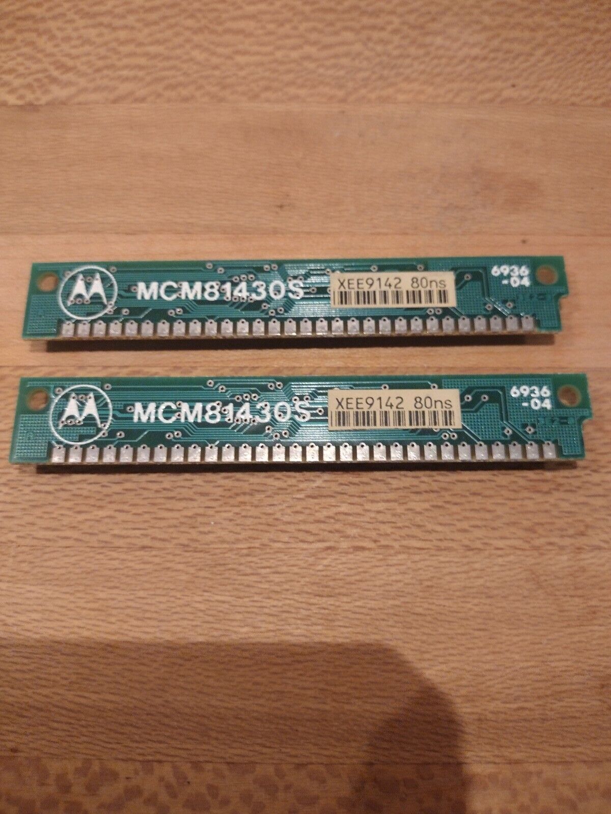 1MB 30 Pin SIMMS Motorola Matched Set 2MB Total Apple Macintosh Mac.. Mcm81430s