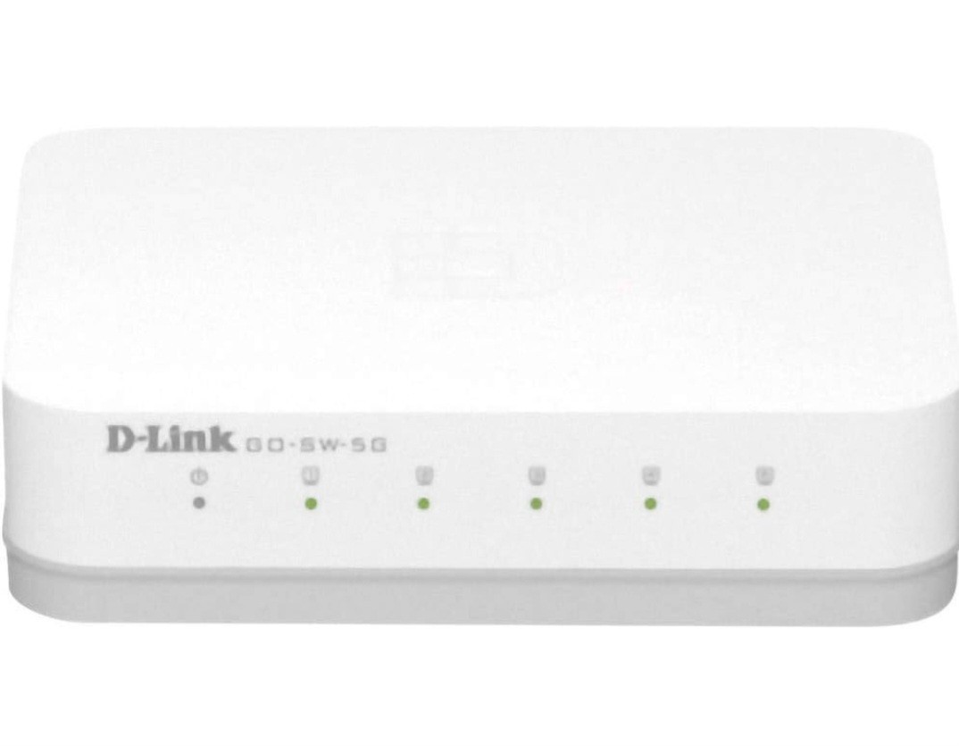 D-Link 5-Port Gigabit Easy Desktop, GO-SW-5G_E