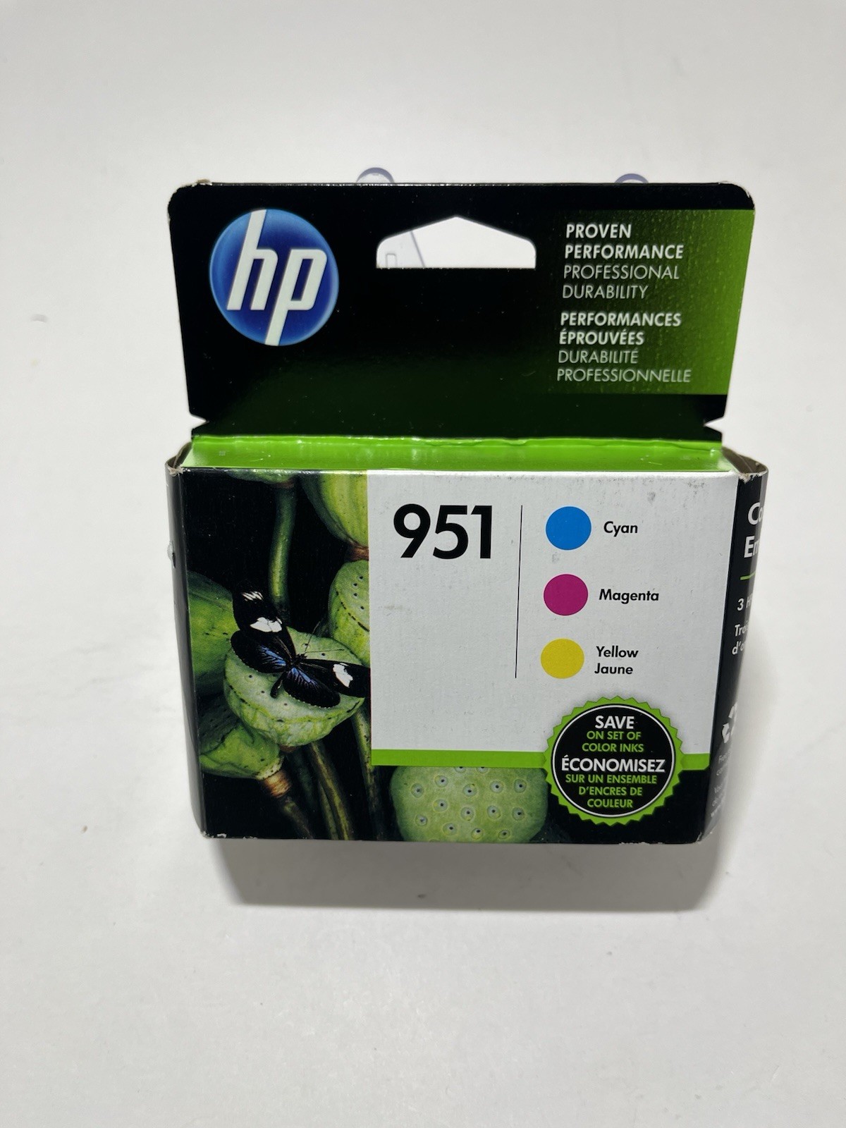 NISB HP 951 - 3PK COLORED INK  02/2018 Exp SEALED BOX