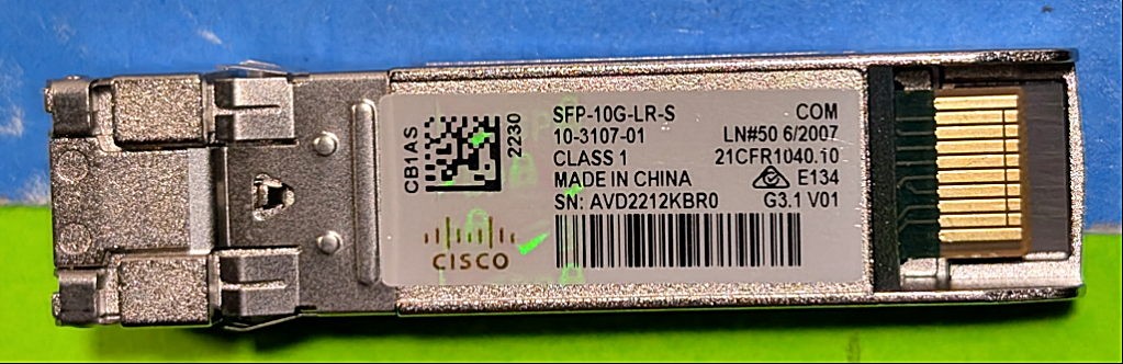SFP-10G-LR-S CISCO 10-3107-01 10GBASE-LR SFP+ Transceiver